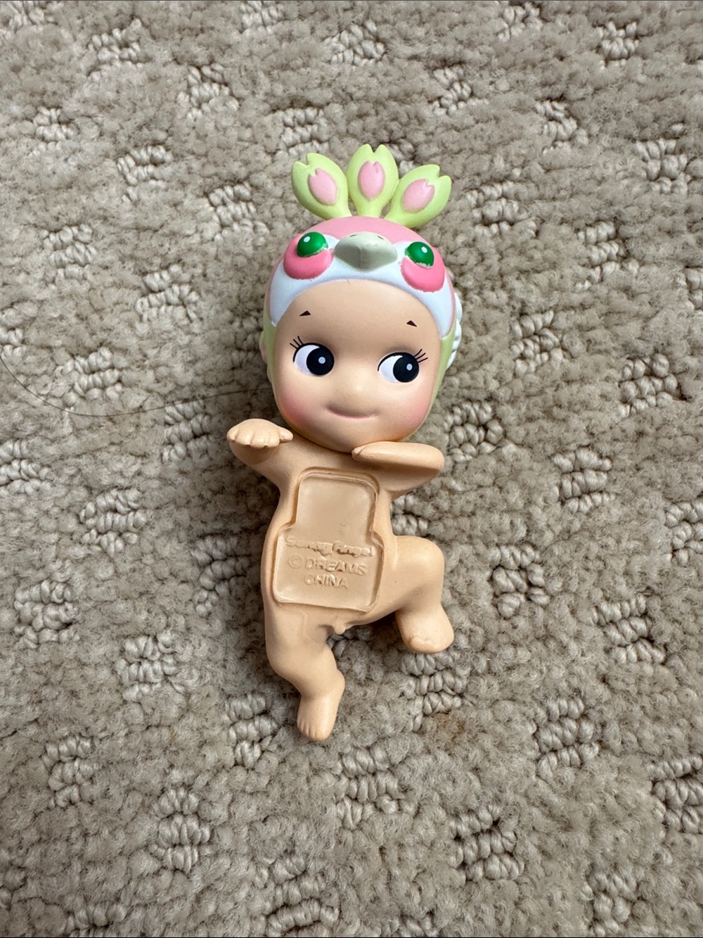 Sonny Angel NWOT Cherry Blossom shipper Peacock Figure